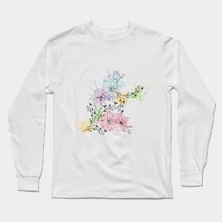 FLOWER ART. Long Sleeve T-Shirt